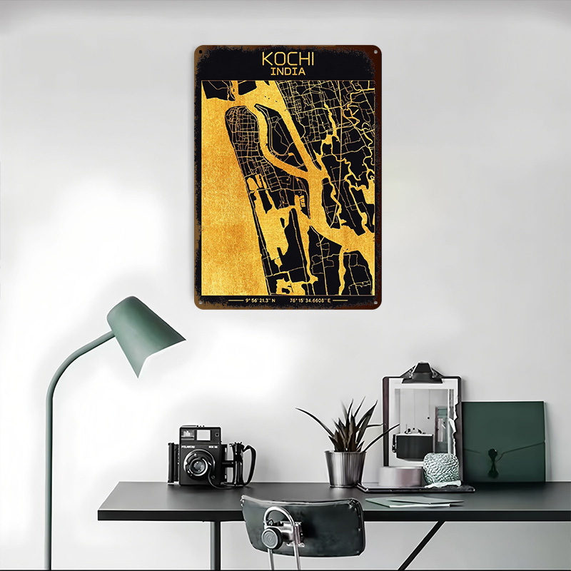Kochi Kerala India Printed Pos - Home Decor Kochi のレビューと価格