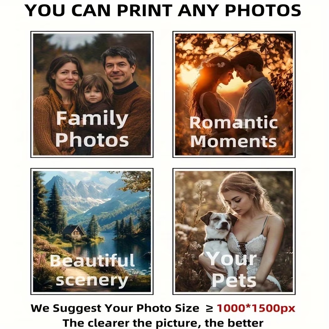 6pcs/set Custom Canvas Prints  - Home Decor Foto のレビューと価格