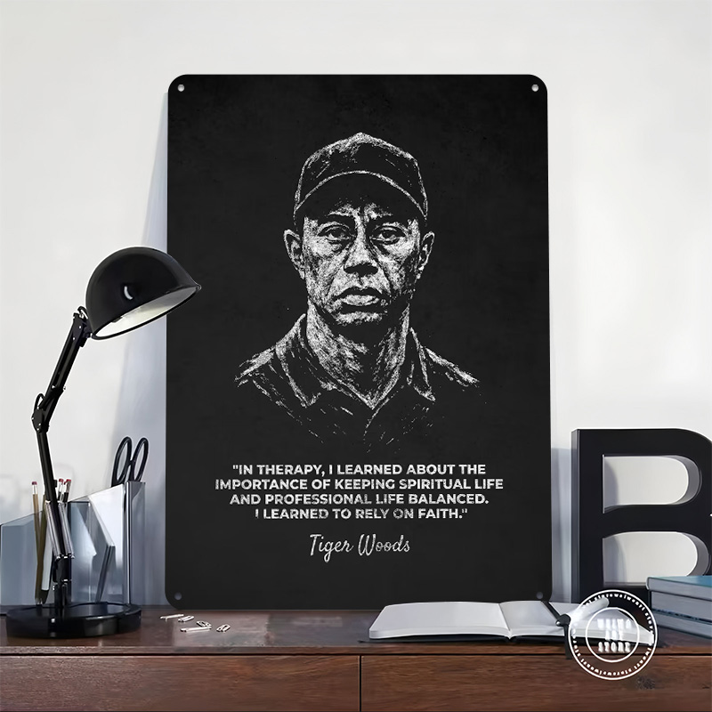 Tiger Woods Rely On Faith Quot - Home Decor Quotes On Wall のレビューと価格