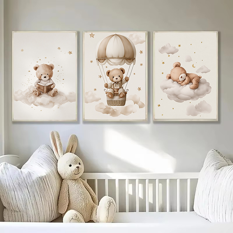 3pcs/set Bohemian Teddy Bear A - Home Decor Foto のレビューと価格
