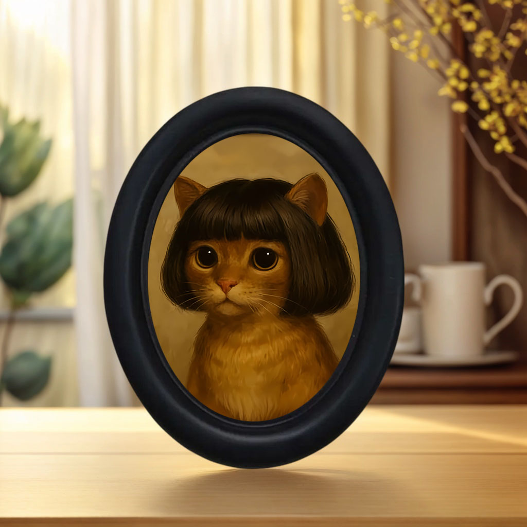 1 Piece of Fun Long-Haired Cat - Home Decor Quirky のレビューと価格