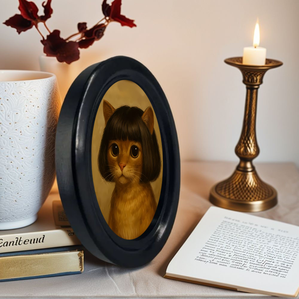 1 Piece of Fun Long-Haired Cat - Home Decor Quirky のレビューと価格