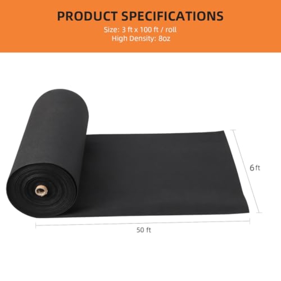 Geotextile Fabric 6Ft x 50Ft a - X Home Decor のレビューと価格