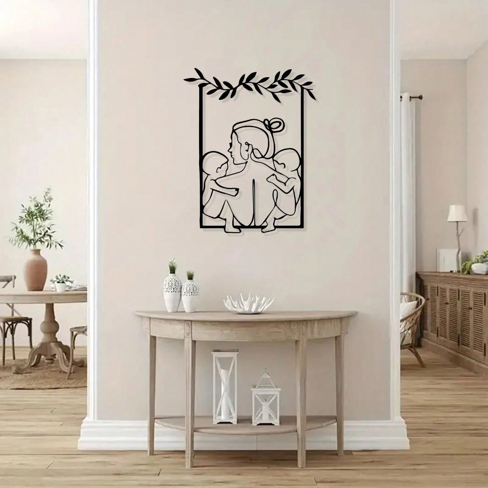 Retro Metal Wall Art Orange Wr - Home Decor Orange のレビューと価格